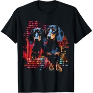 Dachshund Love Animal Pet Pixel Art Graphic Dog Dachshund T-Shirt