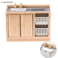 【Louisheart】 1:12  Dollhouse Furniture Basin Sink Cupboard Cupboard Cabinet  Hot