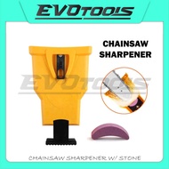 PORTABLE CHAINSAW SHARPENER WITH STONE/ PENGASAH GERGAJI RANTAI/ CHAIN SAW BLADE TEETH SHARPENER