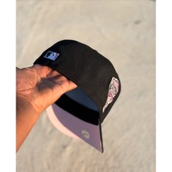 Men's Arizona Diamondbacks New E.ra Black Pink 59.FIFTY Fitted Hat Y8A3