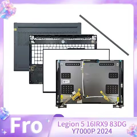 New Replace Cover For Y7000P IRX9 2024 Legion 5 16IRX9 Laptop LCD Back Cover Front Bezel Palmrest Lo