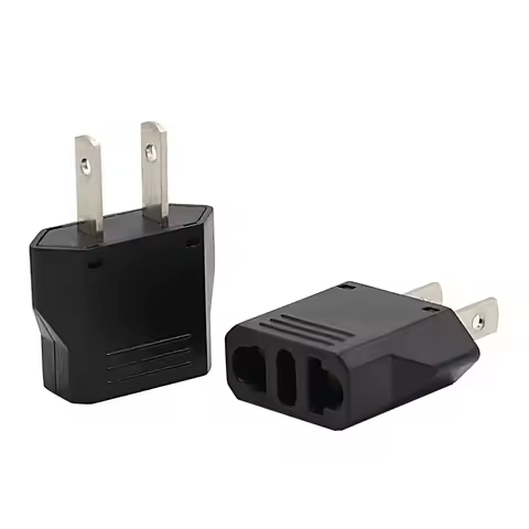 Connector BX9120 Mini Pure Copper European And American Standard Conversion Plug 6A Small Travel Plu
