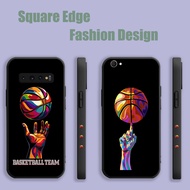 Casing For Samsung A15 A25 S24 Ultra A55 S23 FE A35 Galaxy S24 Fe A56 Basketball In Pop Art Poster W