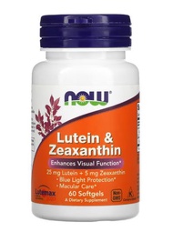 NOW Foods Lutein & Zeaxanthin 60 Softgels