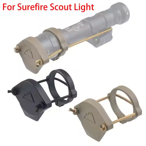 Tactical Surefire Scout Light Lens Cap Protector MlK Rail Cover Picatinny MlK Flashlight Airsoft M30