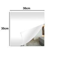 1pc Self Adhesive Acrylic Mirror Sheet Shatterproof 1.6mm Thick Non Glass Mirror Stickers Simple DIY