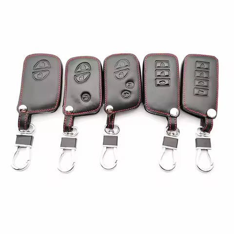 5 Styles Leather Car Key Case Cover Holder For Lexus CT200H ES350 GX400 GS350 IS250 RC350 RX300 LX57