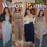 Willow pants big size - jumbo Knit pants - Cargo pants Knit big size - women's big size pants - wome