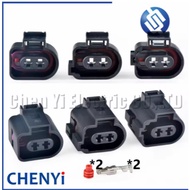 2 Pin auto Parking Brake Actuator connector solenoid valve plug 1J0973722 1J0973722A 6X0973722G 1717