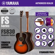 Yamaha FG830 TBS FG Series Solid Top Acoustic Guitar 41" - Tobacco Brown Sunburst