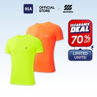 HLA Sportsday Series Quick Dry Moisture-wicking  Sports Short Sleeve T-Shirt Men