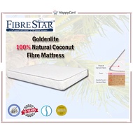 Fibre Star Anti-Static 4 Inch Natural Coconut Fibre Goldenlite Golden lite Mattress Limited Edition (Single size)