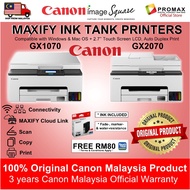 (Touch”N Go RM80) CANON MAXIFY GX1070 / GX2070 INK TANK PRINTERS INJEK BUSINESS PRINTERS FOR PRINT, 
