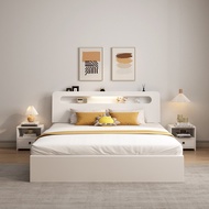 【SG Sales】White box bed  Tatami bed  1.2m 1.5m 1.8m bed Bed Frame Queen size bed frame King Size bed