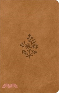 ESV Premium Gift Bible (Trutone, Nubuck Caramel, Wildflower Design)