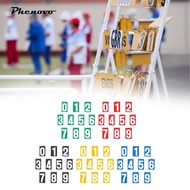 [Phenovo] Score Keeper Numbers 0-9 Scoring Board Lightweight Flip Number Cards for Tennis Ball Socce