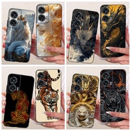 For Motorola Edge 50 Fusion Phone Case Cool animals design Soft Silicone TPU For Moto G96 G 96 5G Ba