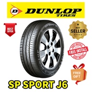165/60/13 175/70/13 DUNLOP SP SPORT J6 PTSTYRE (INSTALLATION & DELIVERY) (100% New) (100% Original)
