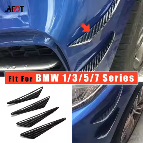 AFDT For BMW 1 3 5 7 series X1 X3 X5 X6 M2 M3 G80 M4 G82 M5 M6 Carbon Fiber Front Bumper Side Canard
