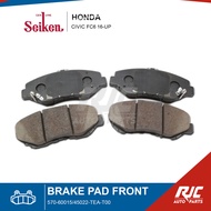 SEIKEN BRAKE PAD FRONT HONDA CIVIC FC6 16-UP 570-60015 45022-TEA-T00 ( 1 SET )