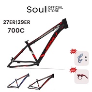 SOUL MTB Frame Aluminum Alloy Mountain Bike Frame 27.5ER Disc Bicycle Frame 16/18 Inch Alloy Frame