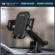 [ READY STOCK ] YESIDO C23 Free Stretch Adjustable Car Holder Dashboard Windshield GPS Car Mount