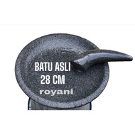 28cm genuine stone lathe mortar