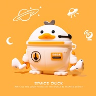Cute Space Duck Earphone Protective case for AirPods3gen 2021 New AirPods3 Compatible With AirPodsPro AirPods2gen