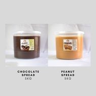FIVE STAR SPREAD 5KG / PEANUT SPREAD 5KG / CHOCOLATE SPREAD 5KG