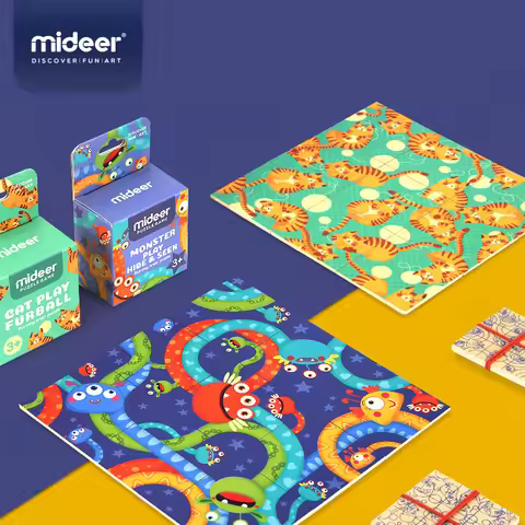 MiDeer Children Puzzle Game Burning Brain Puzzle Jigsaw Puzzle Board Game Exercise Thinking Logic Ki
