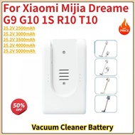 High Quality 25.2V 2500mAh 3000mAh 3500mAh 4000mAh 5000mAh for Xiaomi Mijia Dreame G9 G10 1S R10 T10