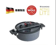 WOLL 24/28cm 高速微壓鑽石雙耳炆煎鍋 28公分/5.5公升 原價$3979