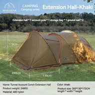 Op105 3F UL GEAR HAILUO เต็นท์ผ้าใบตั้งแคมป์เต็นท์ PU3000MM ไนลอนกันแดดสำหรับ3-4คน