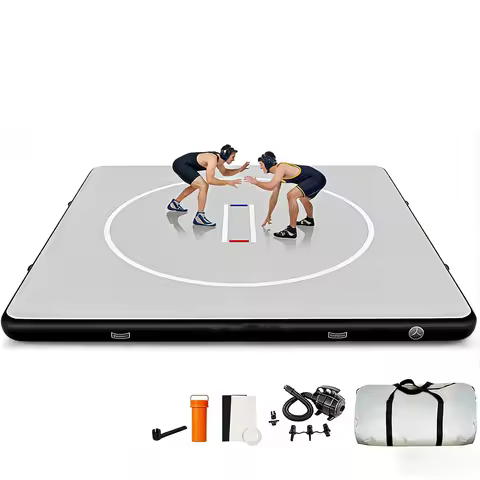 3*3M Professional Portable PVC Inflatable Changing Foldable 10cm Thick BJJ MMA Martial Arts Judo Wre
