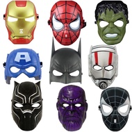 Child Cartoon Super Hero Mask Avenger Hulk Spiderman  Iron man Captain America  Costume Mask
