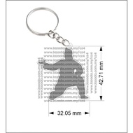 Seni Silat taekwondo karate judo wing chun  2D keychain