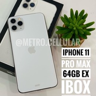 iphone 11 pro max 64gb ex ibox second resmi