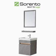 SORENTO SRTBF11403 Bathroom Furniture Wall Hung Basin SUS304 Cabinet Set + Basin Tap / Water Tap/ Ba