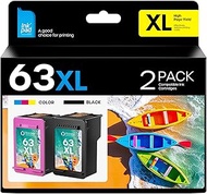 iNKPAD 2pack Ink Cartridge 63-2P XXL Ink Cartridges Compatible with Printers