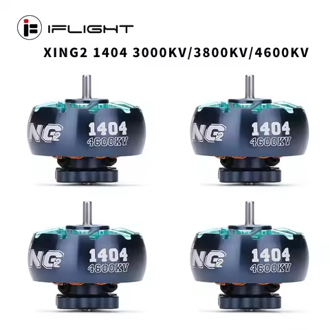 IFlight XING2 1404 3000KV/3800KV/4600KV 2-4S Toothpick Ultralight Build unibell motor compatible 3-4