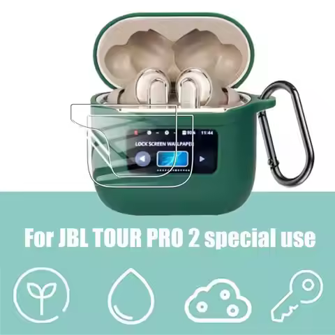 TPU Hydrogel Film Soft Film For JBL Tour Pro 2 Bluetooth Earphones Wireless Headset Intelligent LCD 