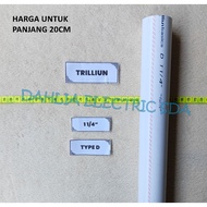 PVC PIPE 1 1 1/ 4" D LENGTH 20CM TRILLION
