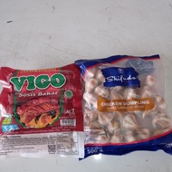 Building Sosis vigo jumbo dan Dumpling ayam 500gr