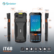 Gprinter PDA IT68 เครื่องสแกนบาร์โค้ด เครื่องนับสินค้าคงคลัง จอสัมผัส ไร้สาย 1D2D handheld scanner