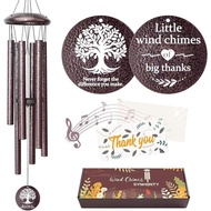 Thank You Gifts for Women Men, 25" Wind Chimes Appreciation Gifts for Employee Teacher, Coworkers, N