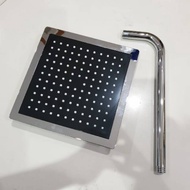 Wall shower 8 inch black list box