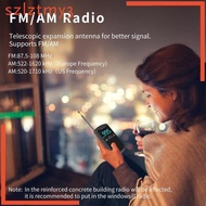 [szlztmy3] Portable AM FM Radio with Reception Mini Personal Radio Digital Radio for Jogging Home Adults