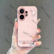 For Vivo V60 5G Case Bunny Shockproof Phone Case Luxury Liquid Glass Phone Case HHY Case