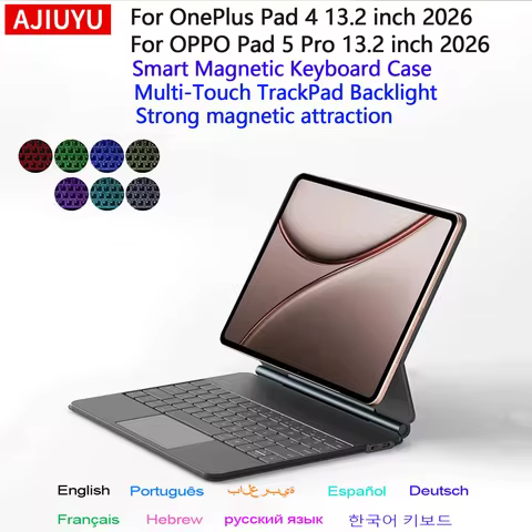 Magic Keyboard for OnePlus Pad 4 Case 13.2 inch One Plus Pad 4 Oneplus Pad4 OPPO Pad5 Pro 13.2" Smar