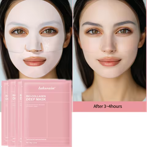 Bio Collagen Real Deep Mask Minimizing Firming Supplement Collagen Deep Hydration Pore Radiance Brig